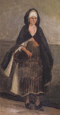 Jean Baptiste Camille  Corot Femme de Pecheur de Dieppe (mk11) oil painting image